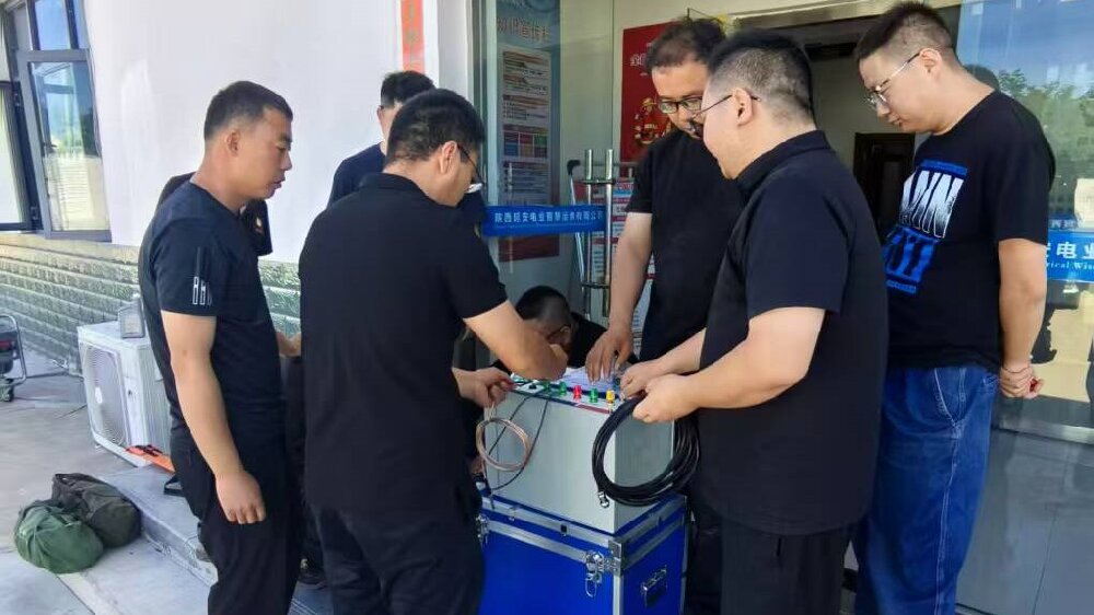 串聯諧振耐壓試驗裝置 試驗現場